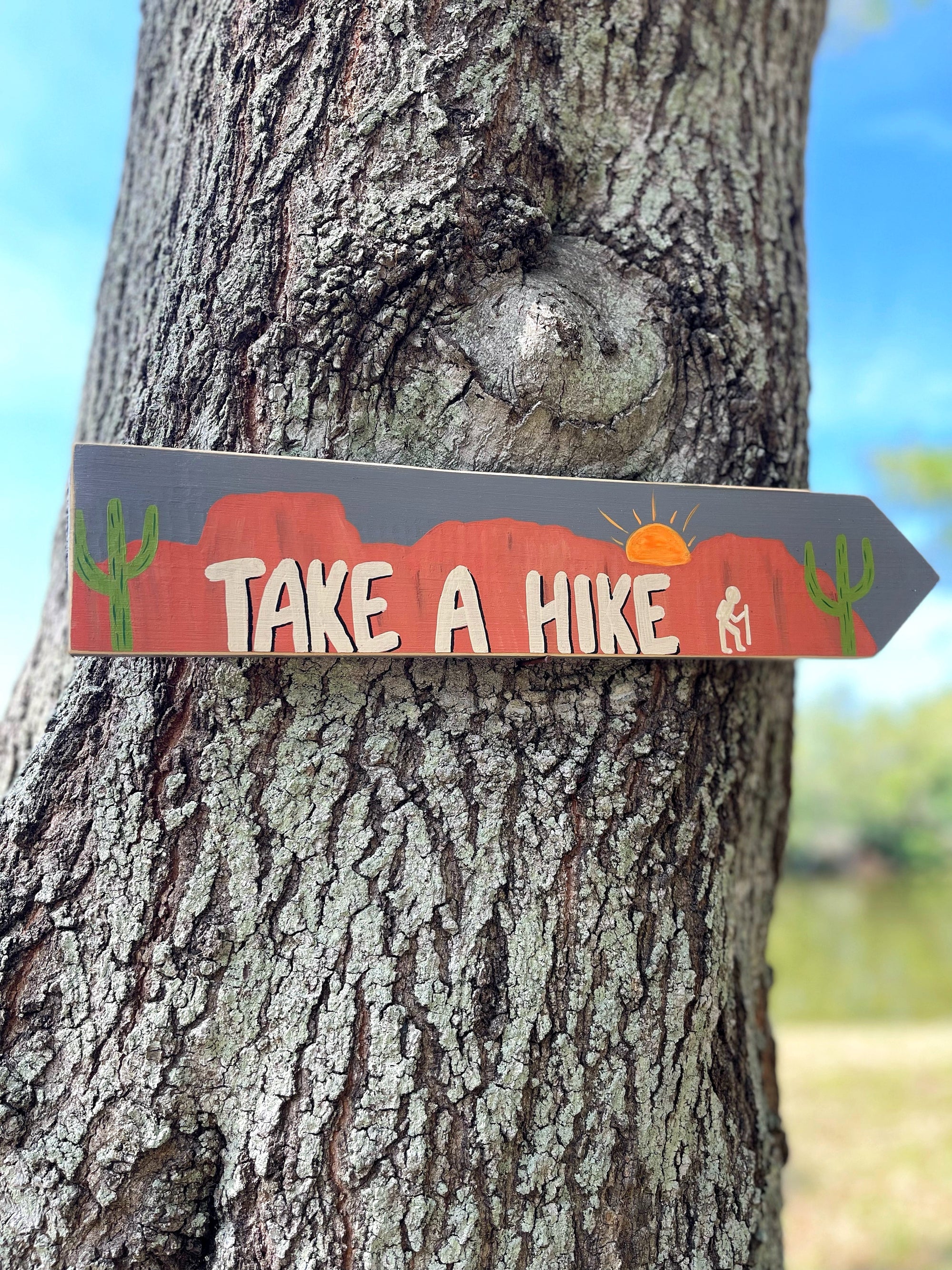SableSol-green-take-a-hike-sign