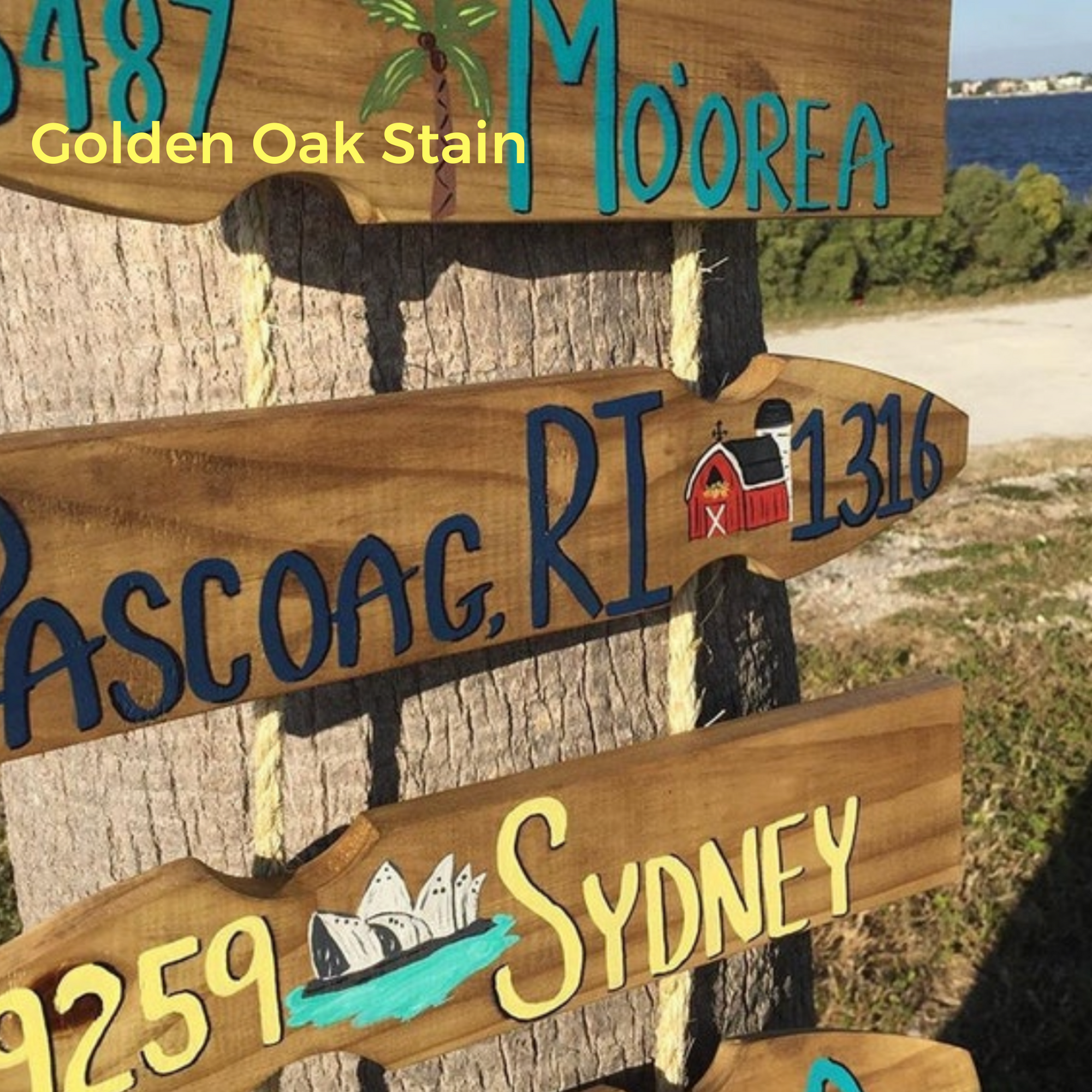 SableSol set of four directional signs